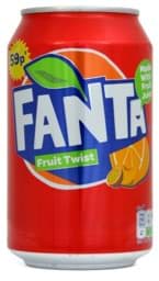 Bild von Fanta Fruit Twist Dose 330ml