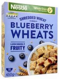 Bild von Nestle Shredded Wheat Blueberry Wheats 450g