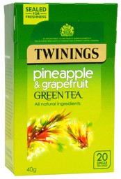 Bild von Twinings Ananas & Grapefruit Grüner Tee 20 Beutel