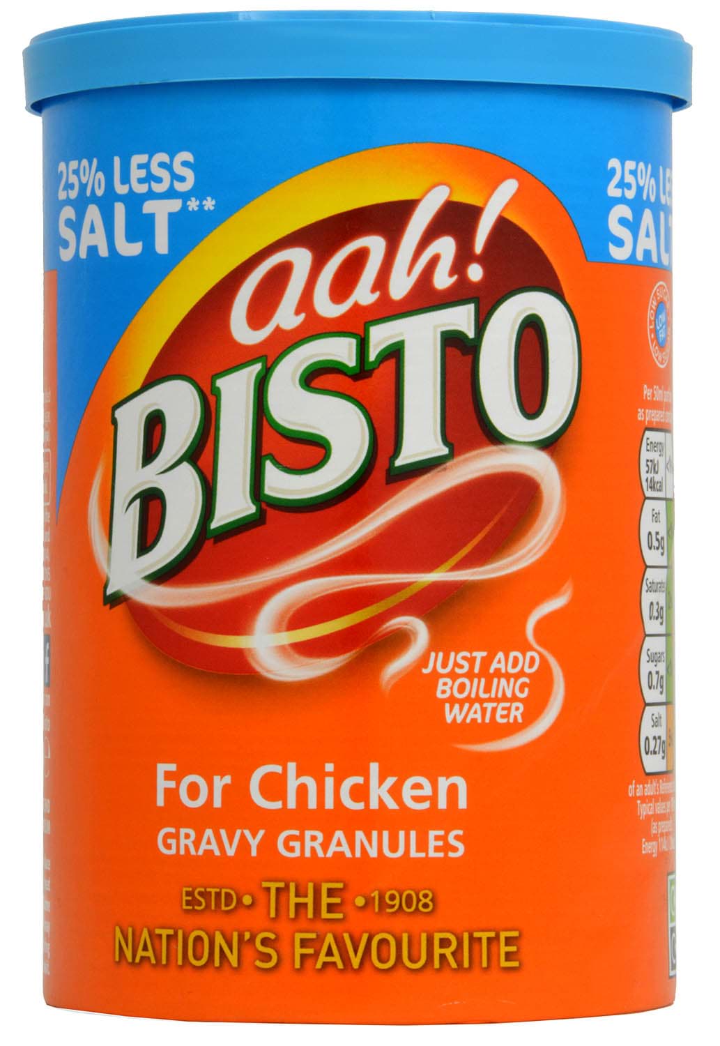 Picture of Bisto 25% less Salt Gravy Granules for Chicken 170g