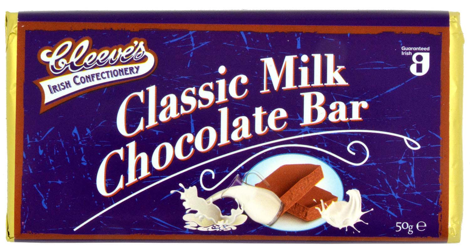 Picture of Cleeves Classic Milk Chocolate Bar 50g