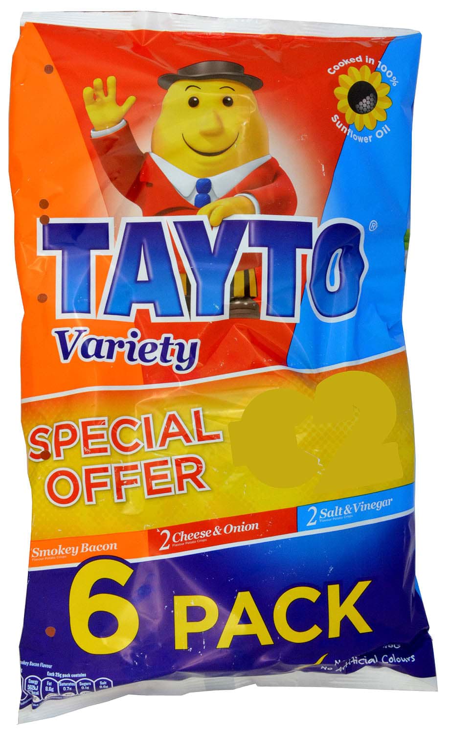 Picture of Tayto Variety Crisps 6 x 25g