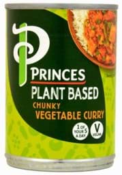 Bild von Princes Plant Based Vegan Green Vegetable Curry 392g MHD 05/23