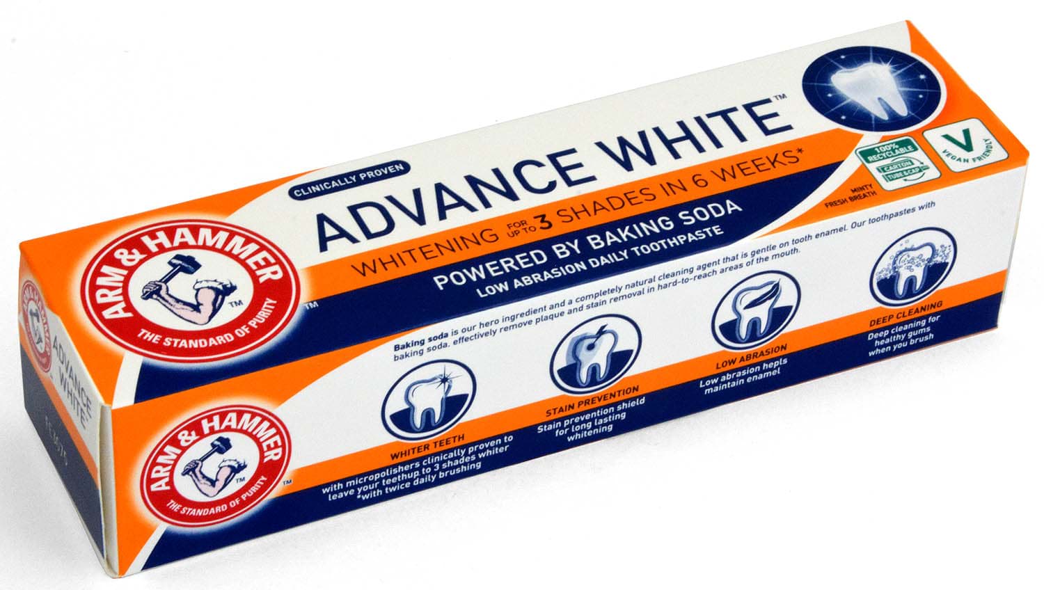 Picture of Arm & Hammer Advance White Baking Soda Toothpaste