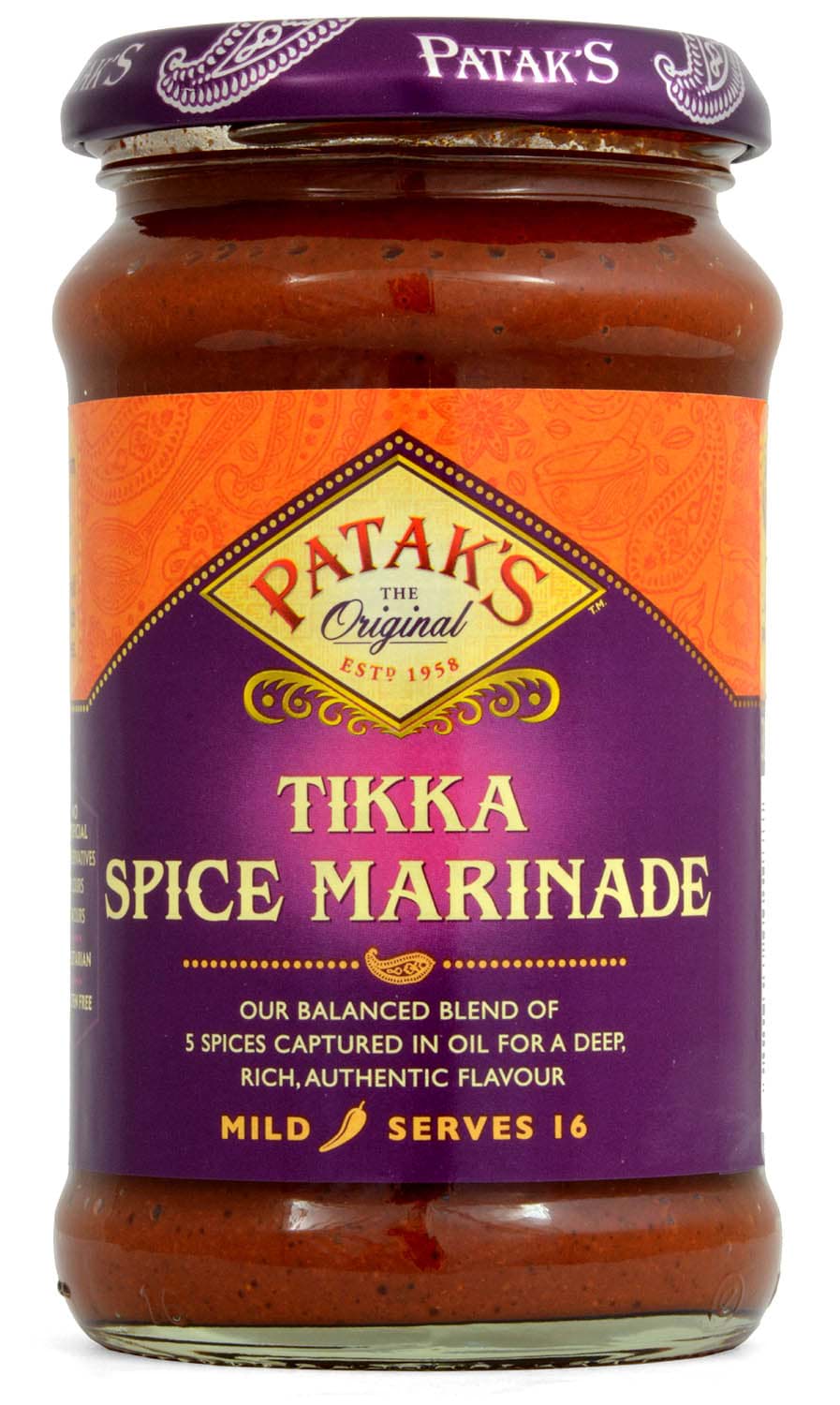 Picture of Pataks Tikka Spice Marinade 283g Curry Paste