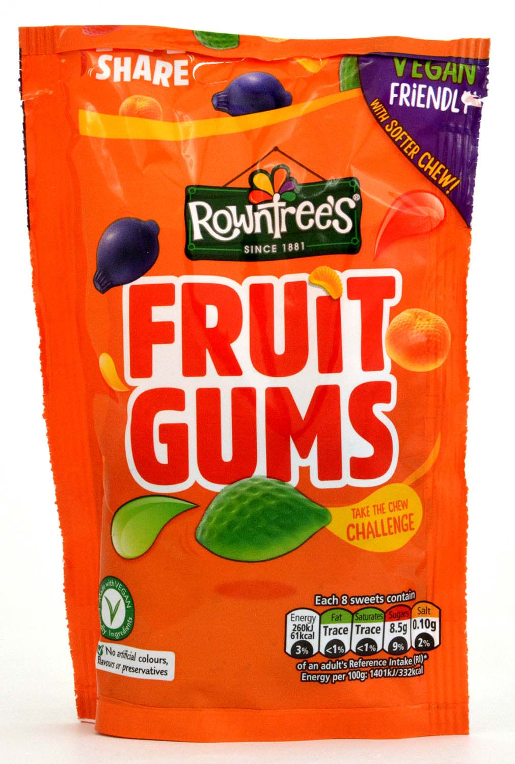 Picture of Rowntrees Fruit Gums Bag 120g