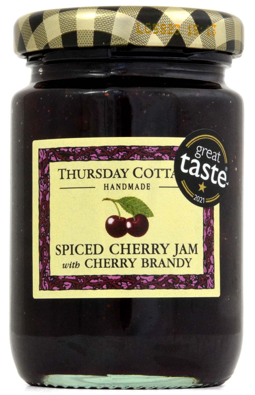 Picture of Thursday Cottage Spiced Cherry Jam with Cherry Brandy 112g