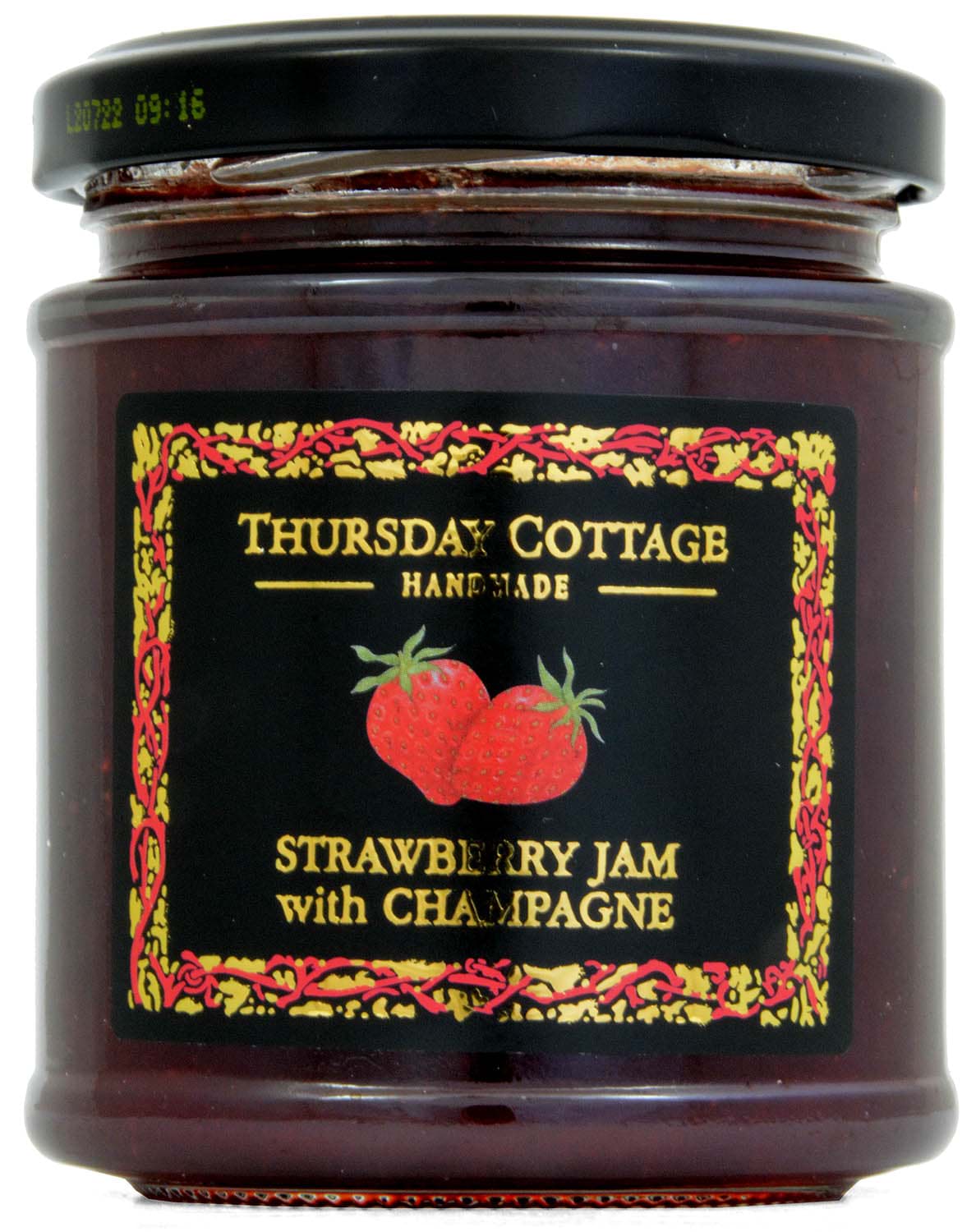 Bild von Thursday Cottage Strawberry Jam with Champagne 210g