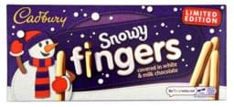 Bild von Cadbury Snowy Fingers 115g