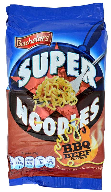 Picture of Batchelors Super Noodles Barbecue Beef Flavour BBE 08/23