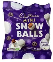 Bild von Cadbury Mini Snowballs 80g