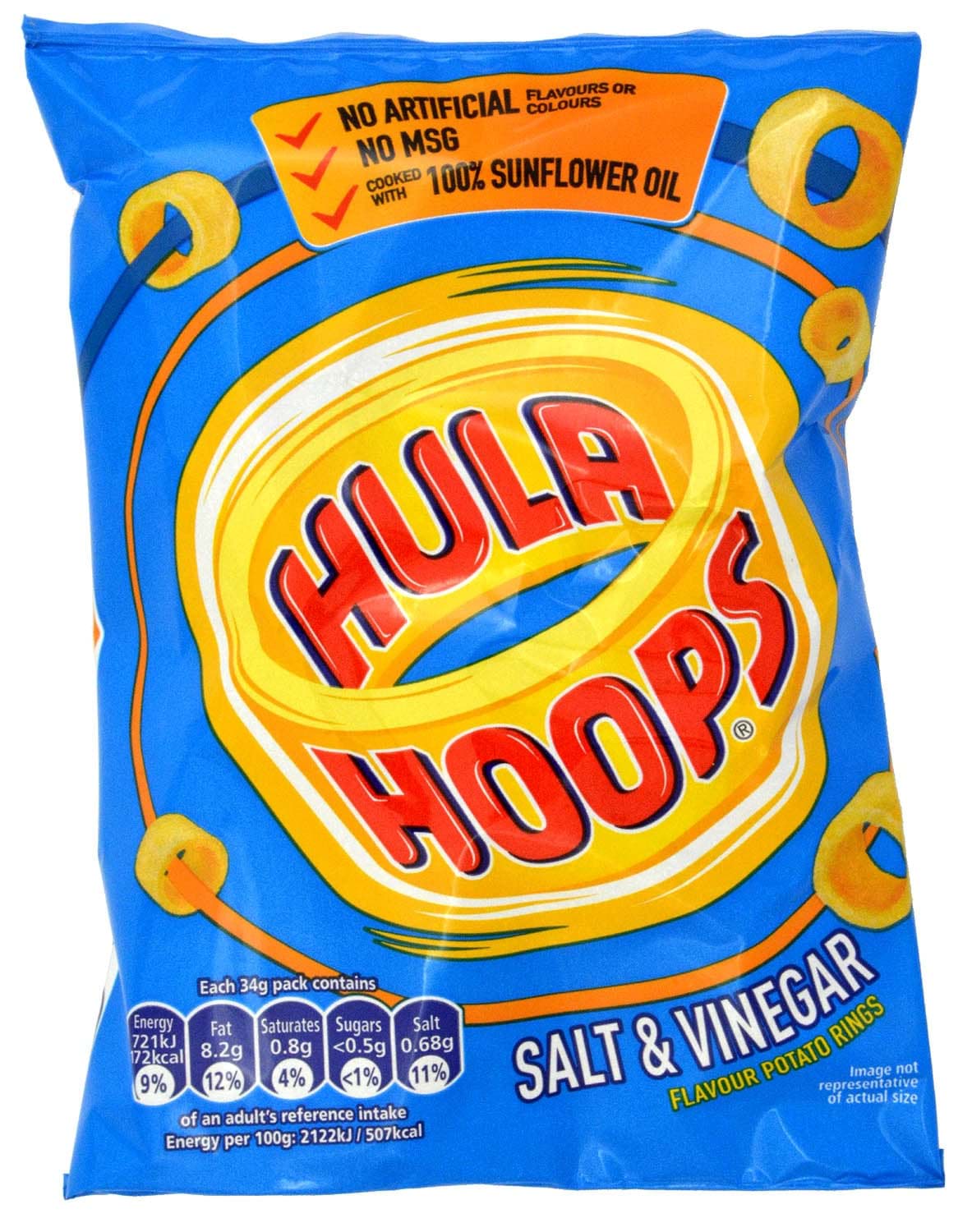 Picture of KP Hula Hoops Salt & Vinegar 34g