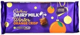 Bild von Cadbury Dairy Milk Winter Orange Crisp 360g