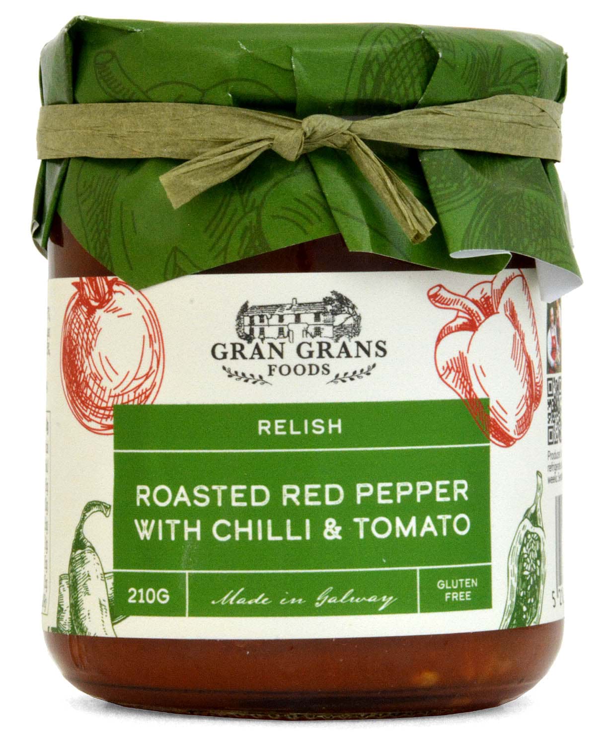 Picture of Gran Grans Foods Roasted Red Pepper with Chilli & Tomato Relish 210g