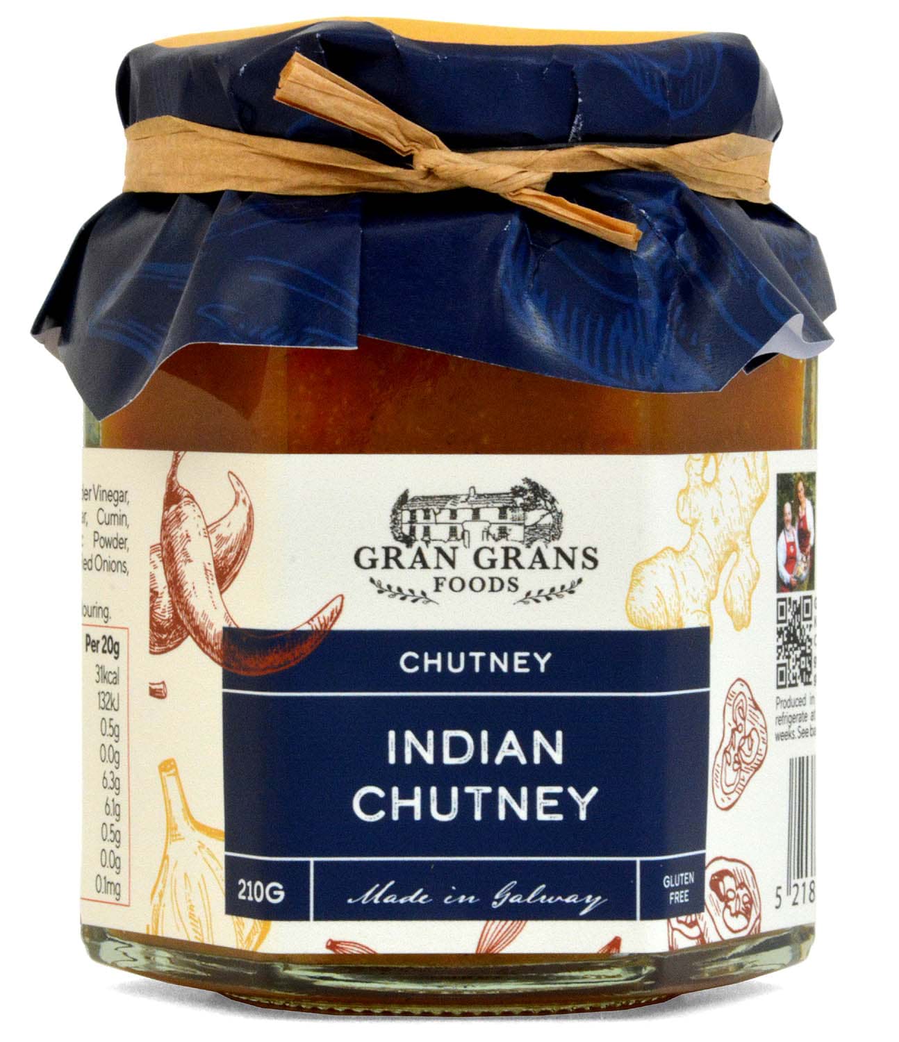 Picture of Gran Grans Foods Indian Chutney 210g