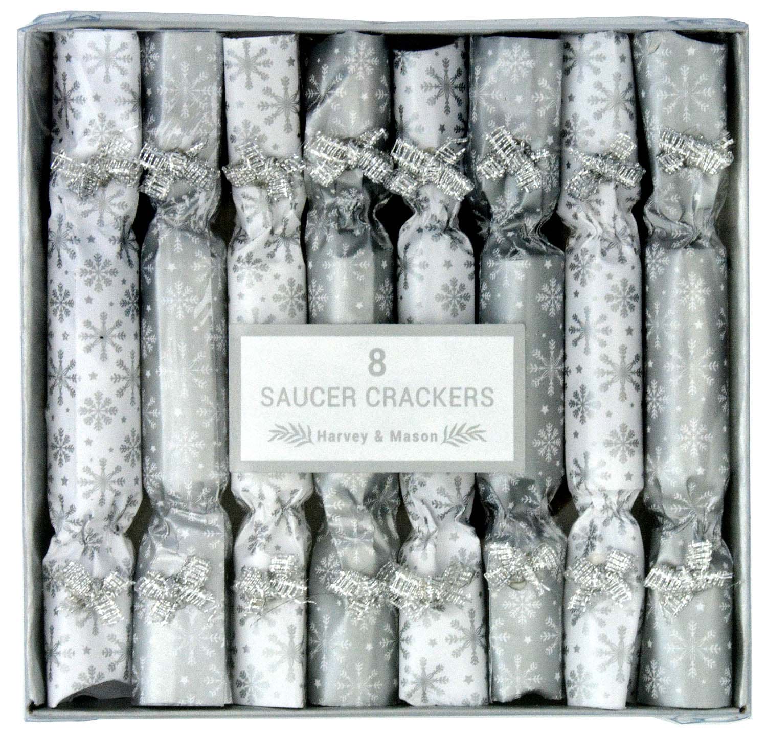 Picture of Harvey & Mason 8 Saucer Crackers Silver