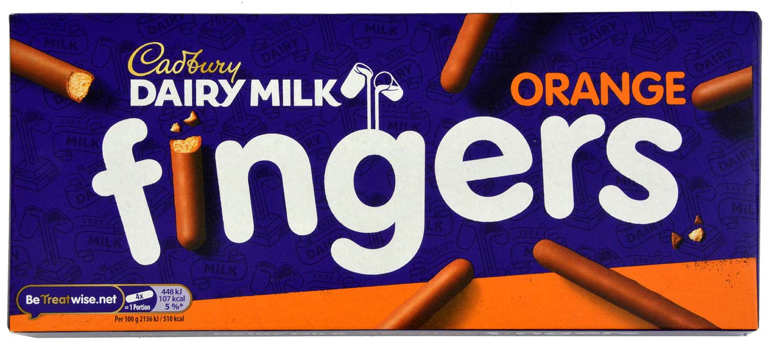 Picture of Cadbury Dairy Milk Orange Fingers 114g