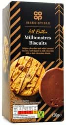 Bild von Co-op All Butter Millionaires Biscuits 150g