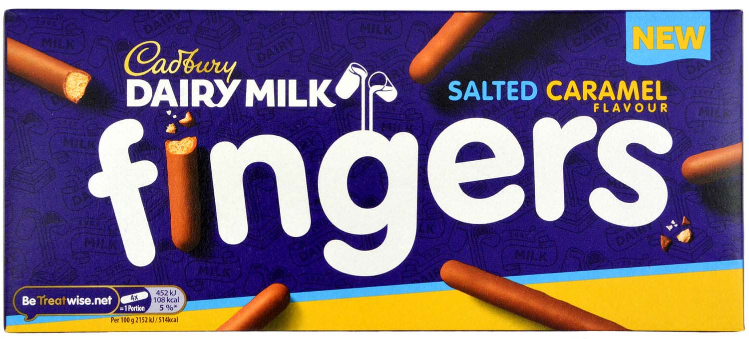 Picture of Cadbury Fingers Salted Caramel 114g