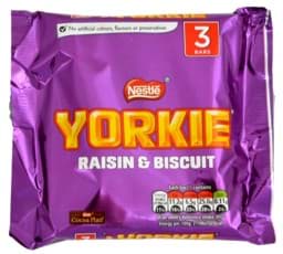 Picture of Yorkie Milk Chocolate with Raisin and Biscuit 3x44g