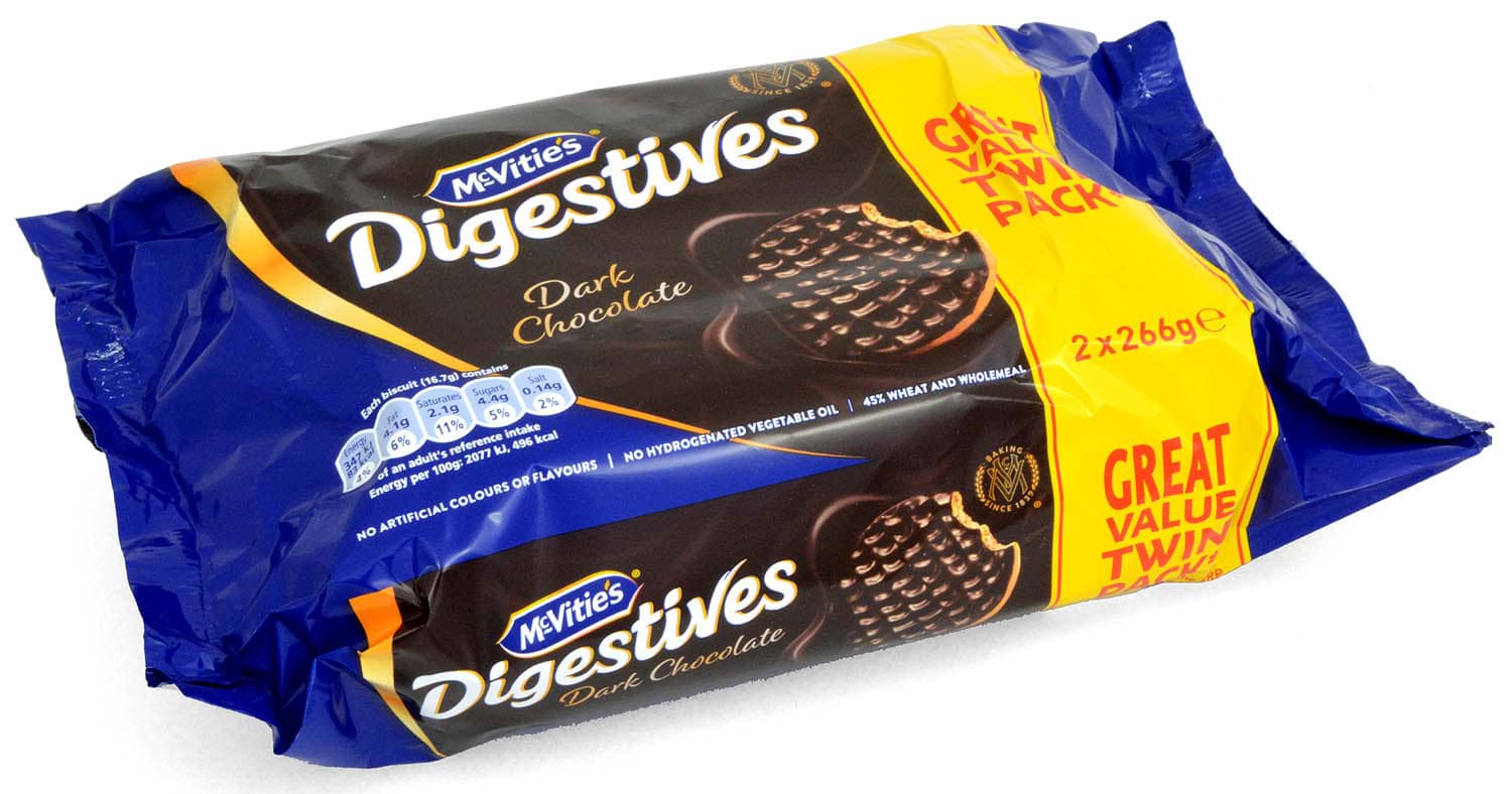 Picture of McVities Dark Chocolate Digestives 2 x 266g