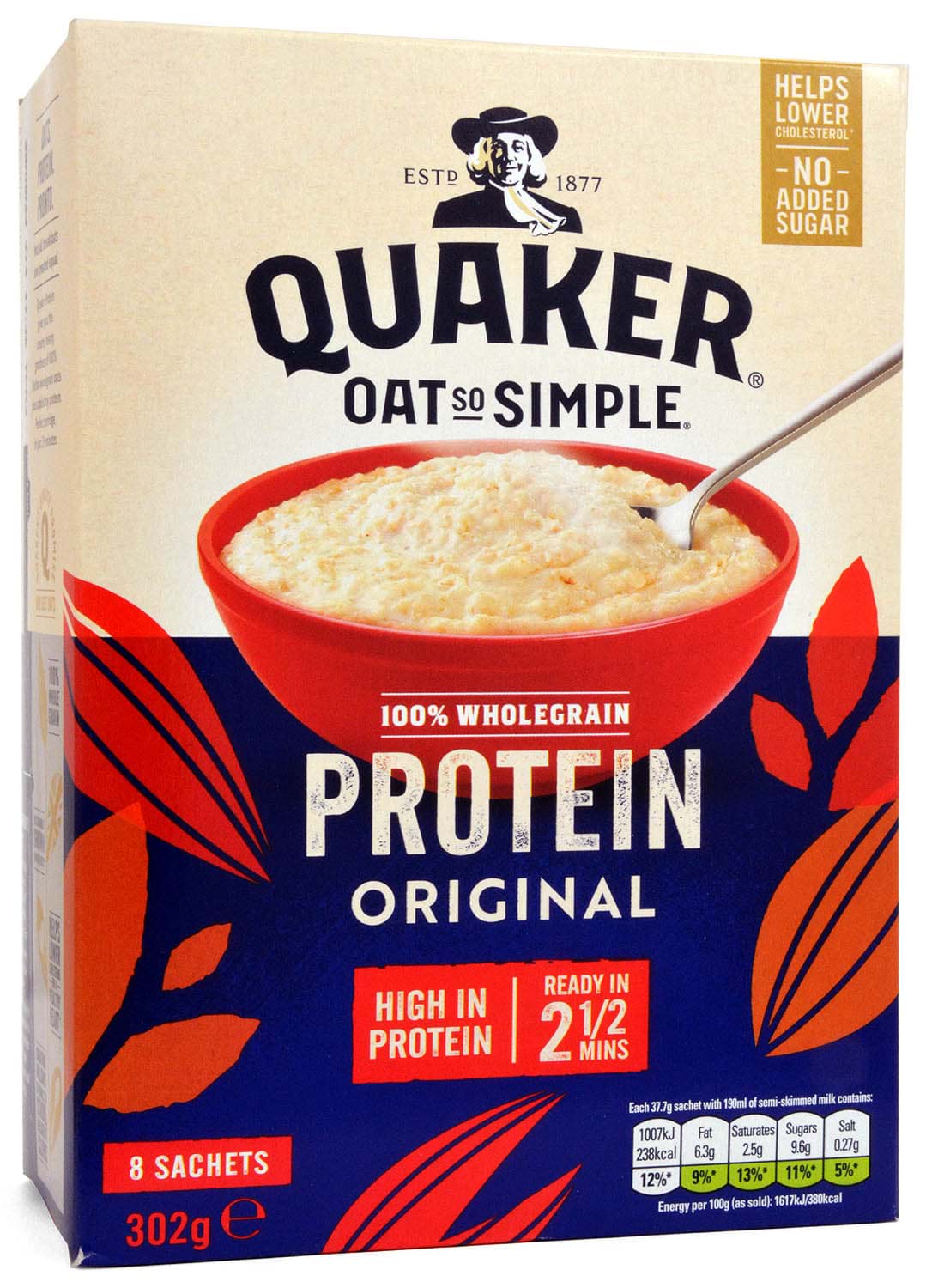 Picture of Quaker Oats So Simple Protein Original 302g