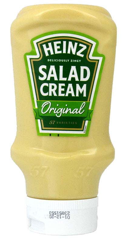 Picture of Heinz Salad Cream Original Squeezy Top Down 425g