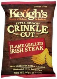 Bild von Keoghs Crinkle Cut Crisps Flame Grilled Steak 50g