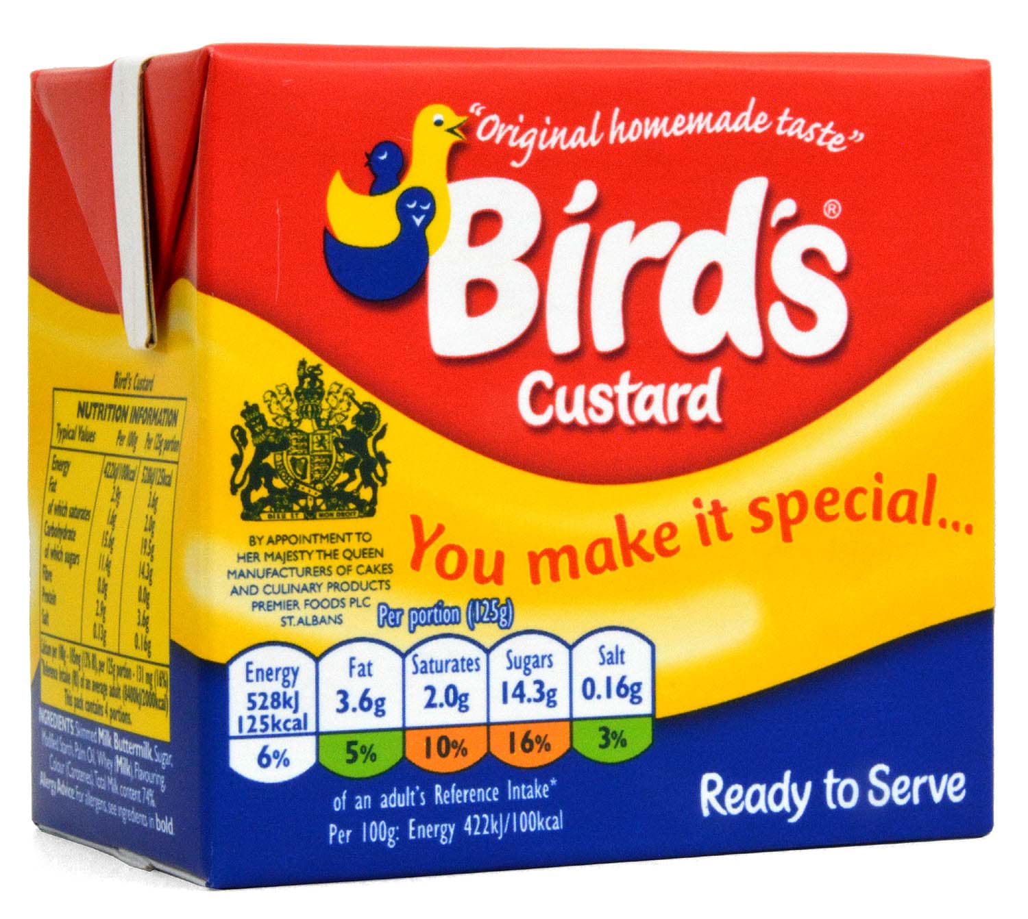 Picture of Birds Custard Ready to Serve 500g