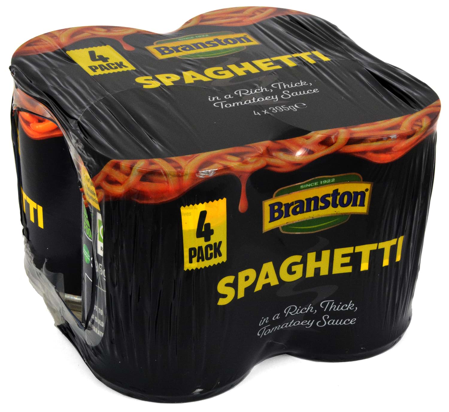 Picture of Branston Spaghetti in Tomato Sauce 4 x 395g