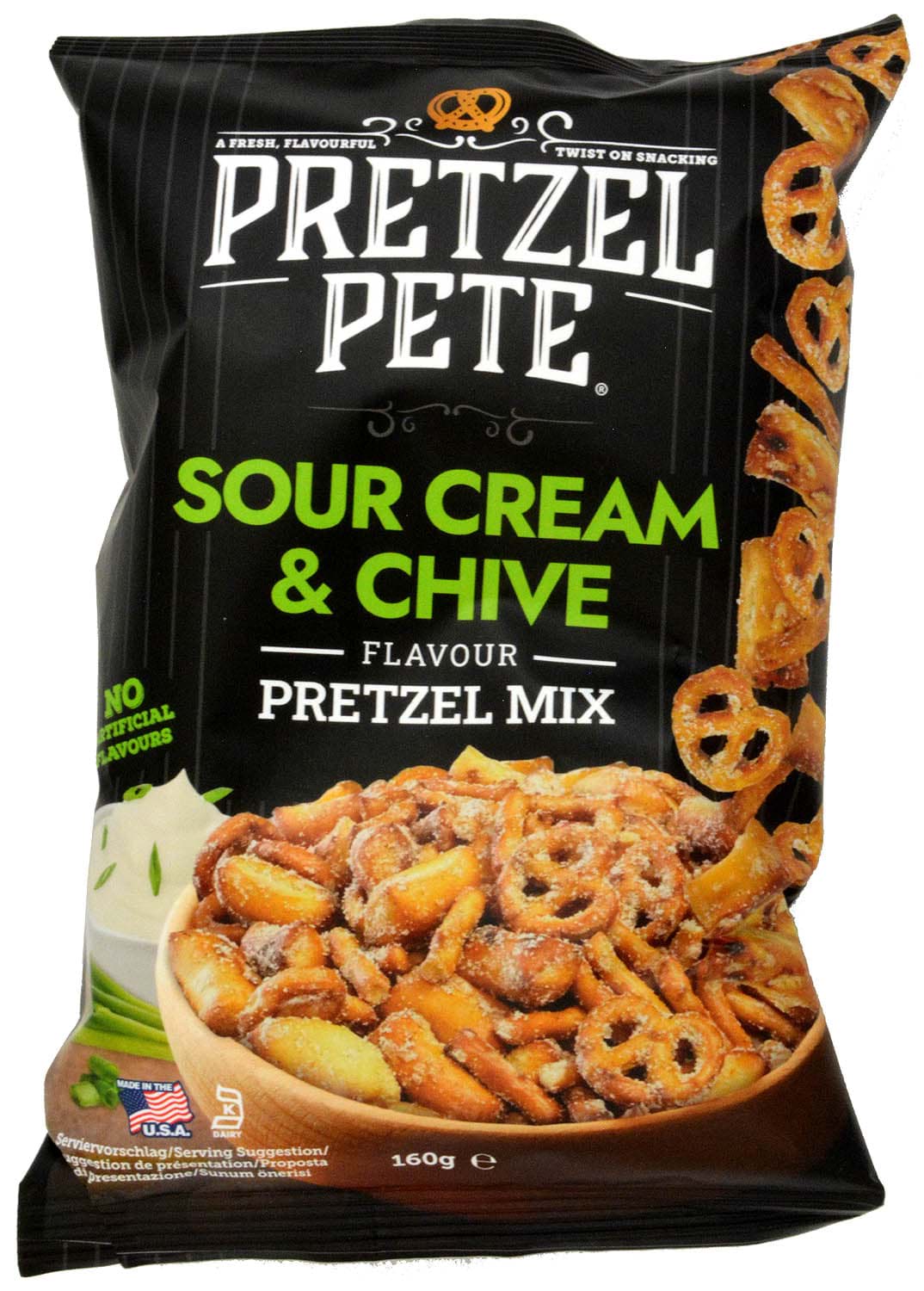 Picture of Pretzel Pete Sour Cream & Chive Pretzel Mix 160g