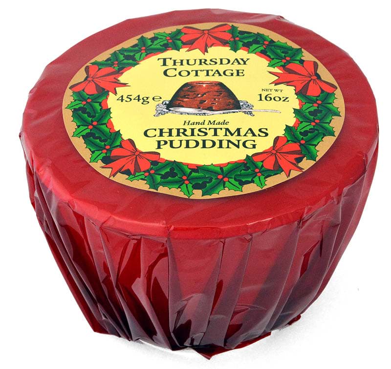 Picture of Thursday Cottage Wrapped Christmas Pudding 454g
