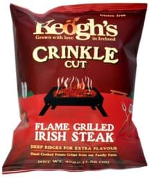 Picture of Keoghs Crinkle Cut Crisps Flame Grilled Steak 45g