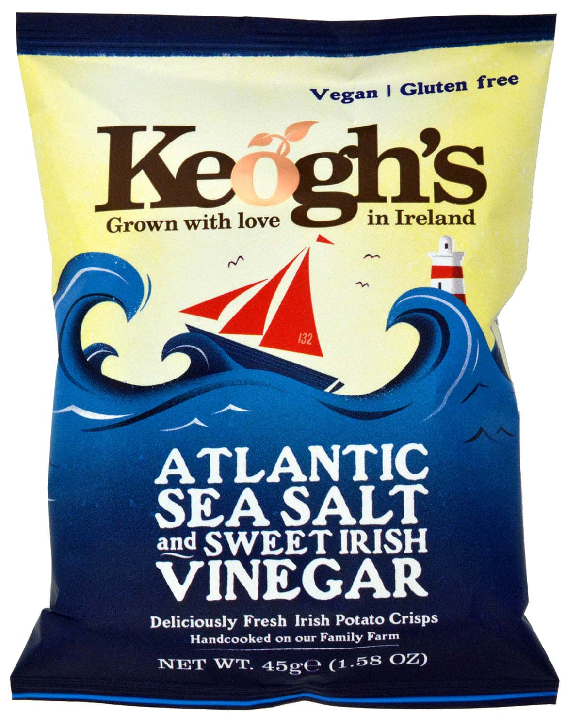 Bild von Keoghs Sea Salt and Vinegar Crisps 45g Chips
