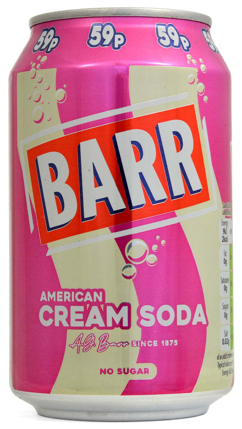 Picture of Barr American Cream Soda 330ml Can