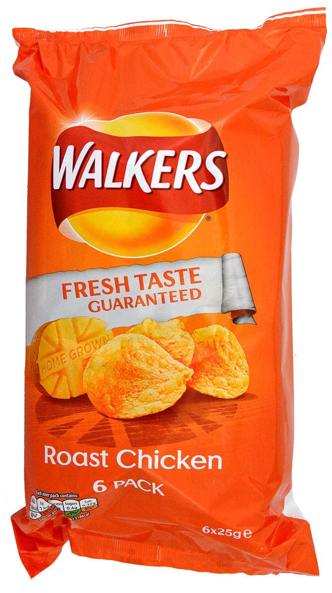 Bild von Walkers Roast Chicken, 6 x 25g Pack