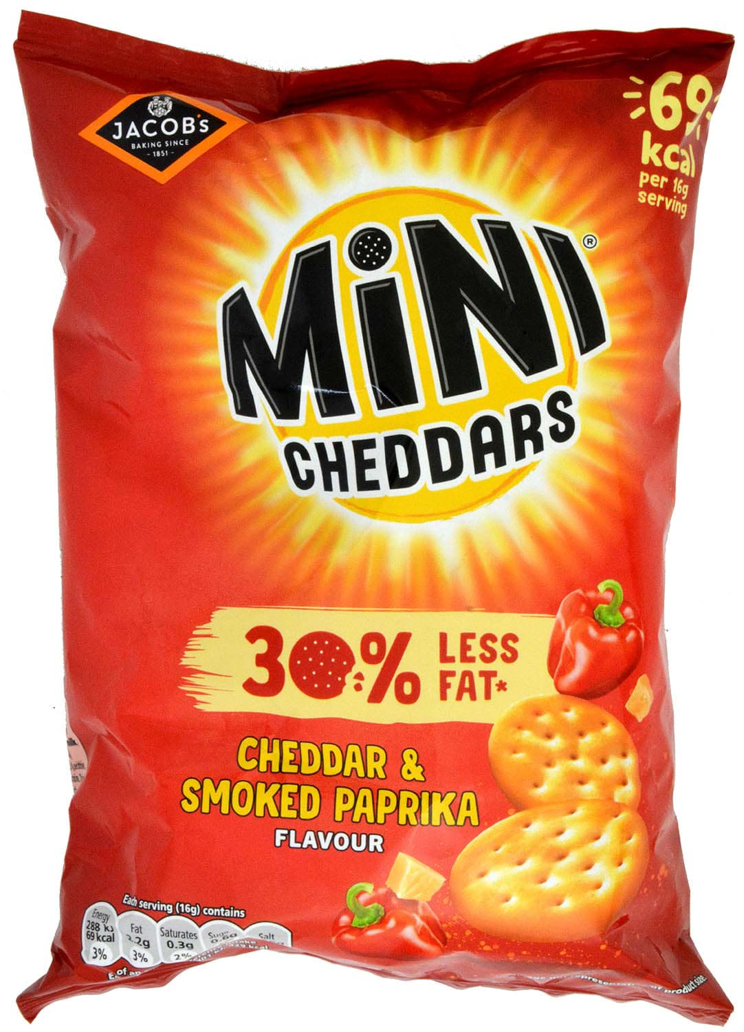 Bild von Jacobs Mini Cheddars Smoked Paprika 115g