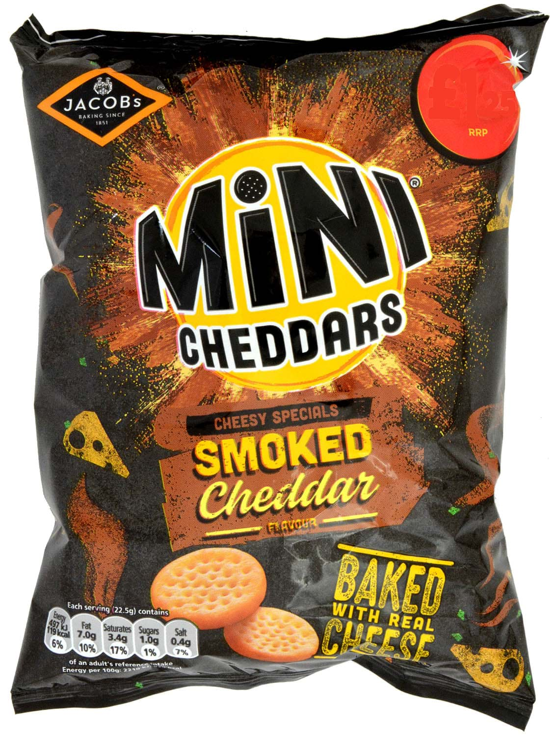 Bild von Jacobs Mini Cheddars Smoked Cheddar 90g