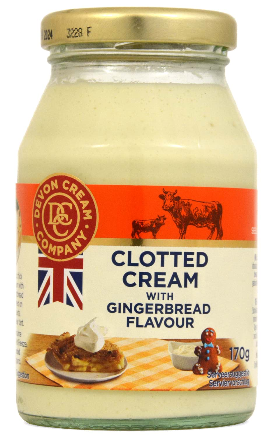 Bild von Clotted Cream with Gingerbread Flavour 170g MHD 31.8.24