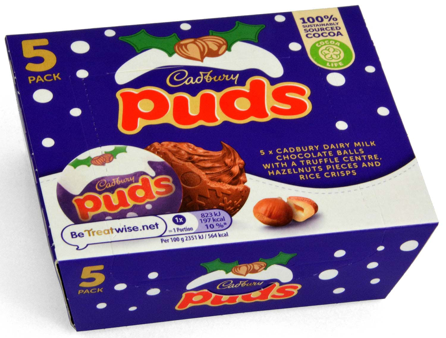 Bild von Cadbury Puds 5 x 35g