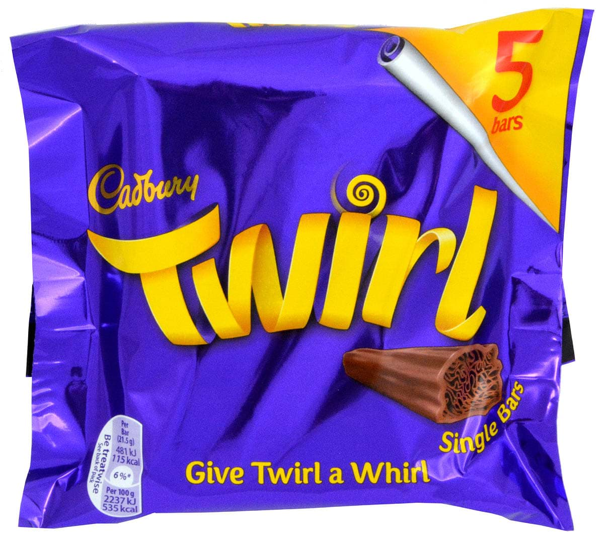 Bild von Cadbury Twirl 5 Riegel 107,5g