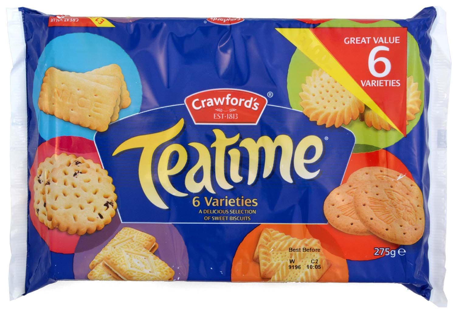 Bild von Crawfords Teatime Biscuits Variety 275g