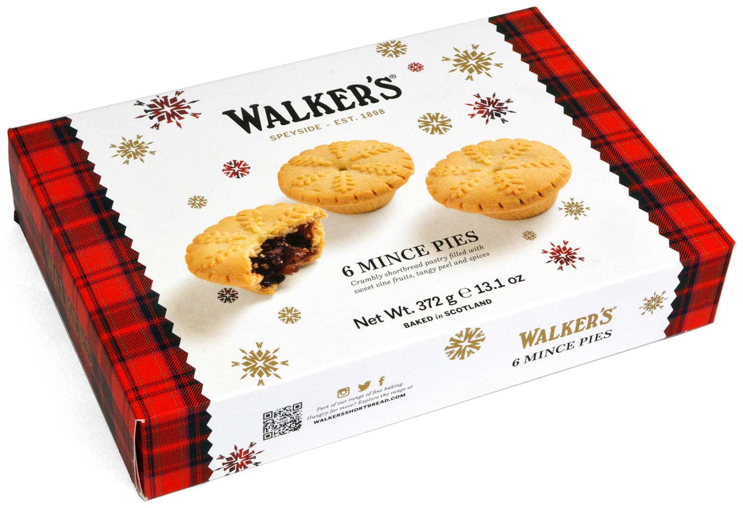 Bild von Walkers 6 Luxury Mince Pies 372g