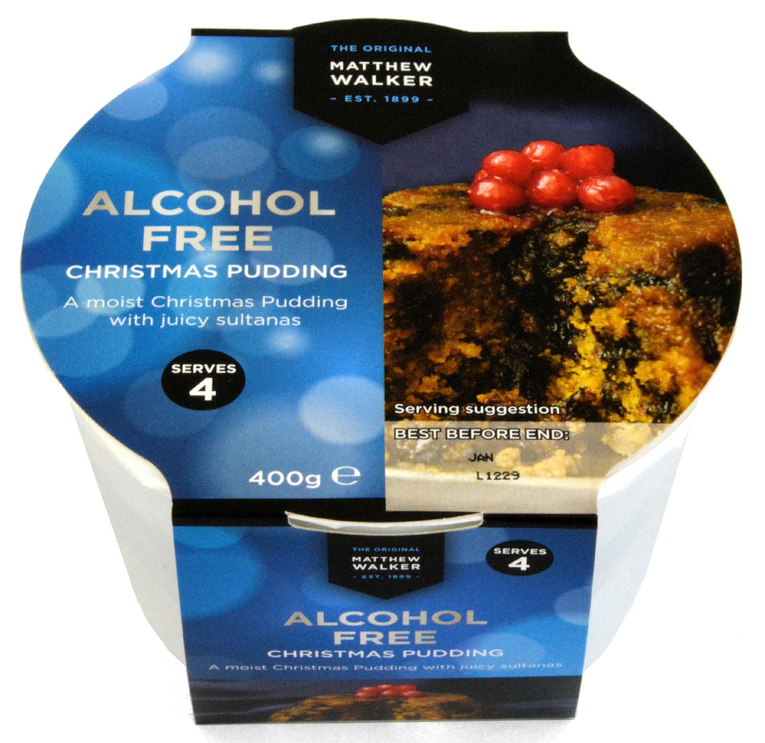 Bild von Matthew Walker Alcohol Free Christmas Pudding 400g