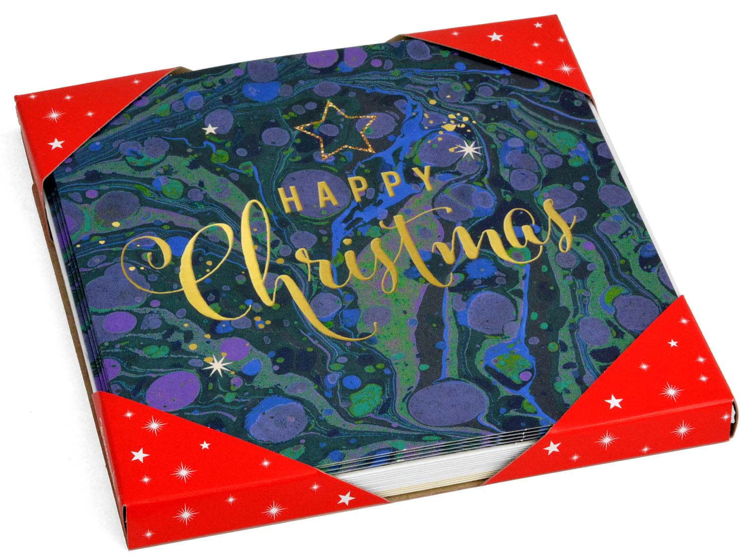 Bild von Hallmark 10 Merry & Bright Christmas Cards 14 x 14 cm