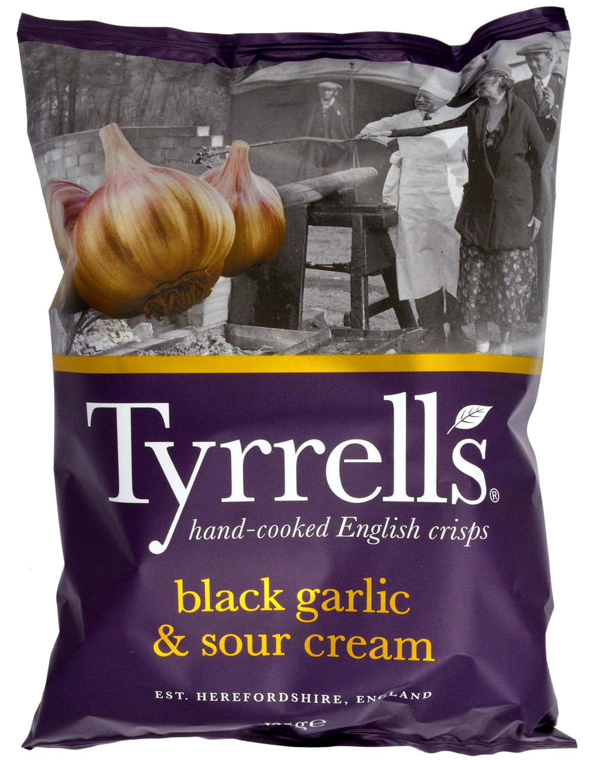 Bild von Tyrrells Black Garlic & Sour Cream 135g