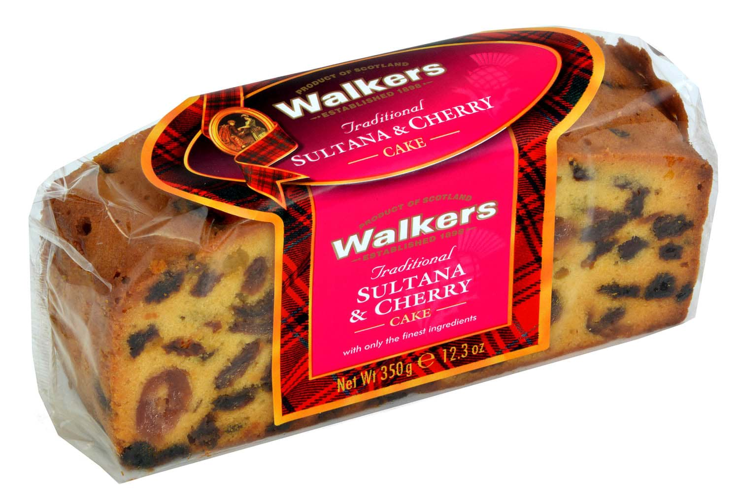 Bild von Walkers Traditional Sultana & Cherry Cake 350g