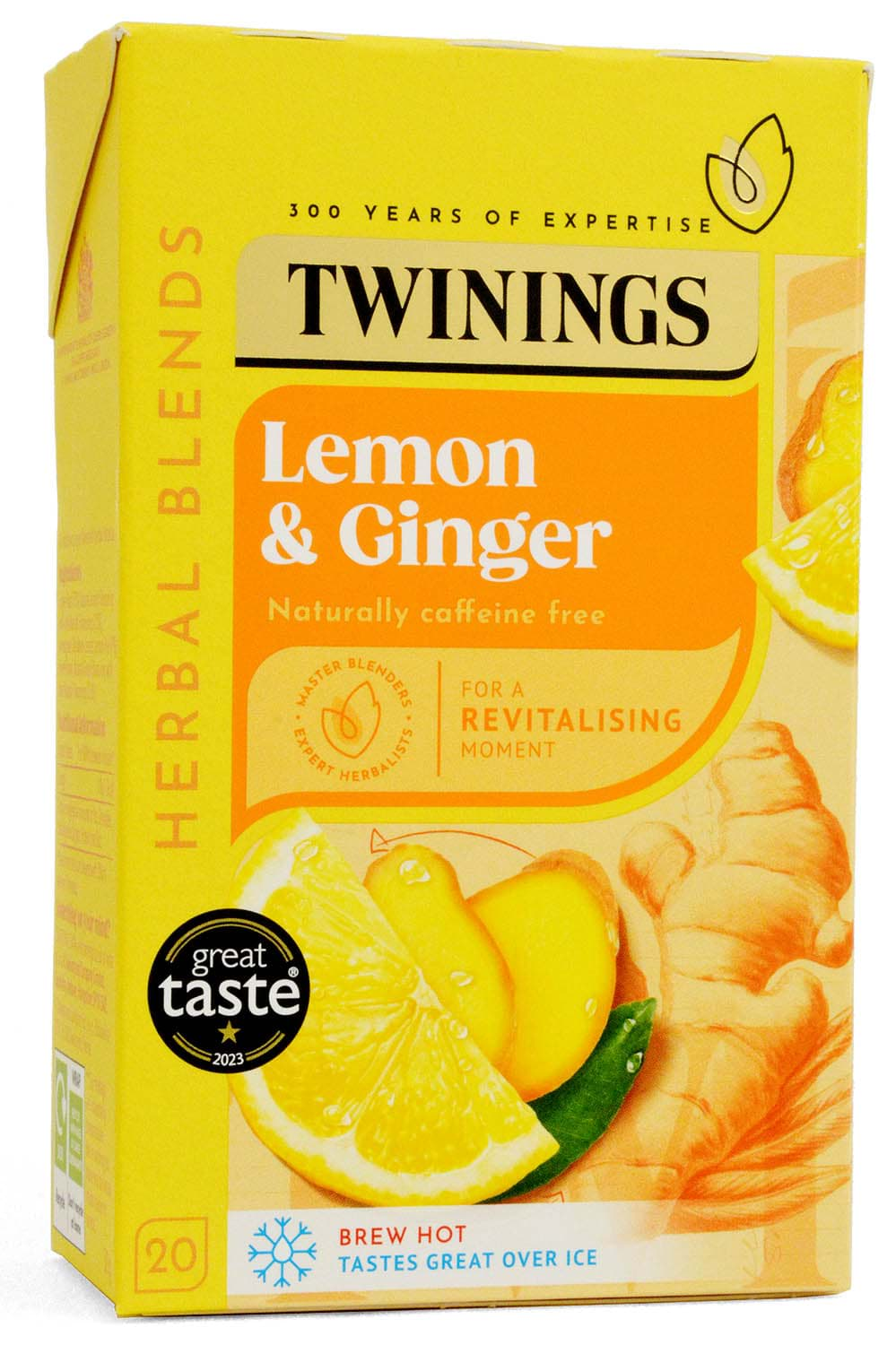 Bild von Twinings Lemon & Ginger Flavour Tee 20 Beutel