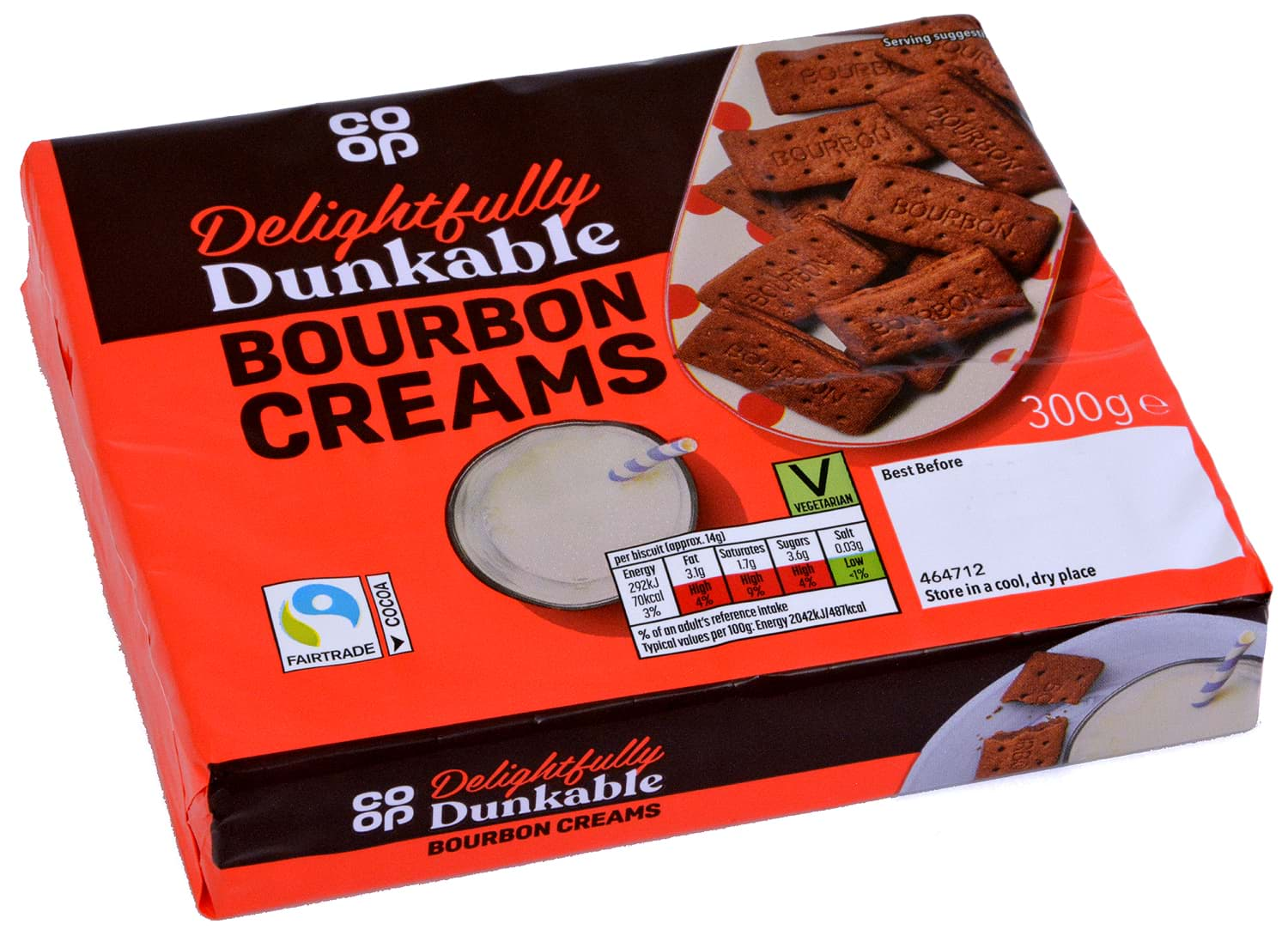 Bild von Co-op Bourbon Creams 300g Sandwich Biscuits