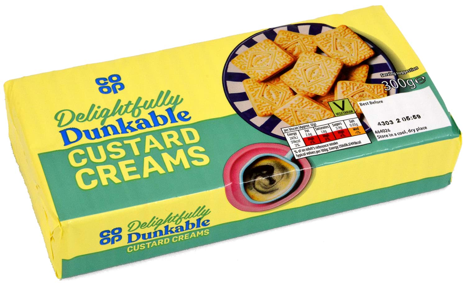 Bild von Co-op Custard Creams 300g Sandwich Biscuits